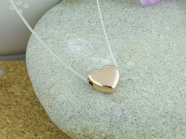 Rose Heart Jewellery by Linda Silver Necklace