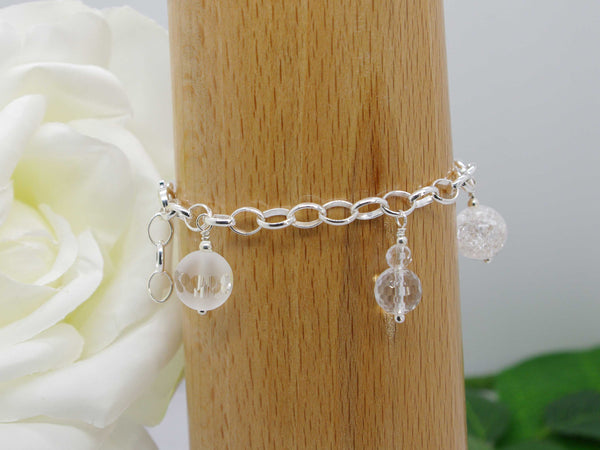 Jewellery by Linda Rounds of Quartz Sterling Silver Bracelet