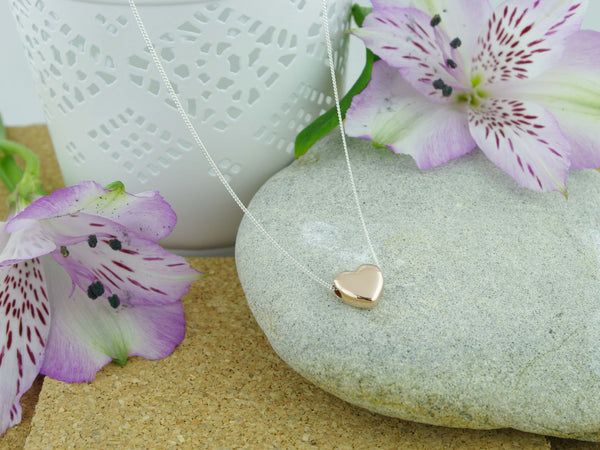 Rose Heart Jewellery by Linda Sterling Silver Necklace